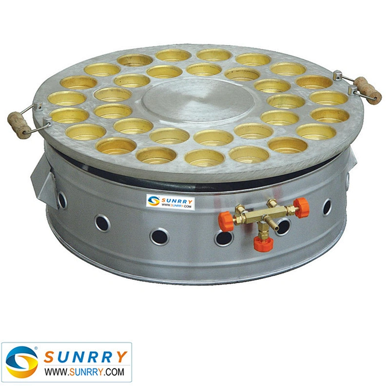 Gas egg cake baker for baking 32 ball per time egg cake baking machine (SUNRRY SY-FB32)