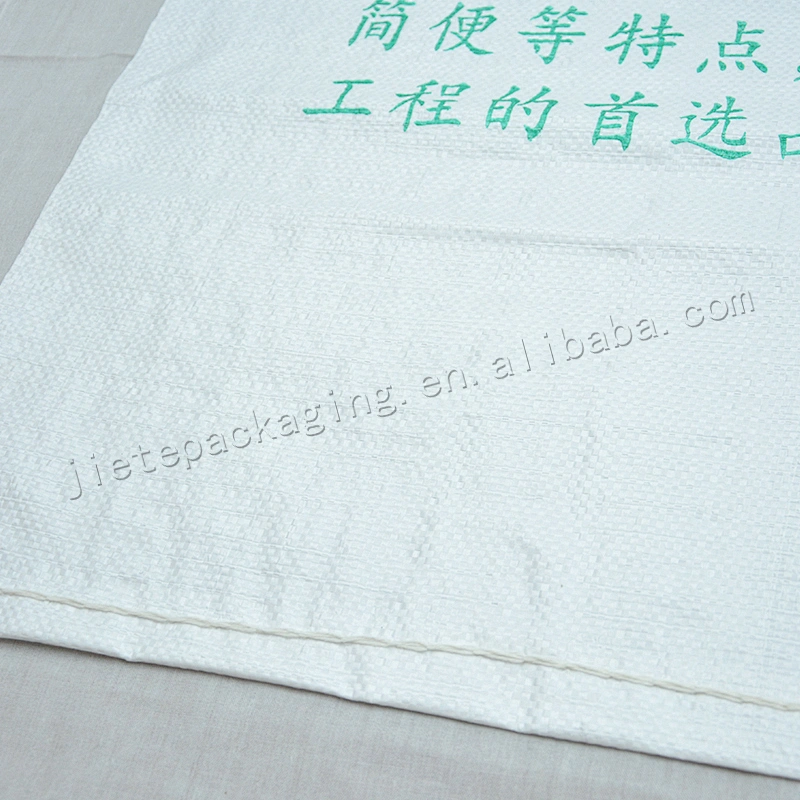 White plastic polypropylene pp woven sea food bag for packaging fish,sleeve-fish,frozen meat