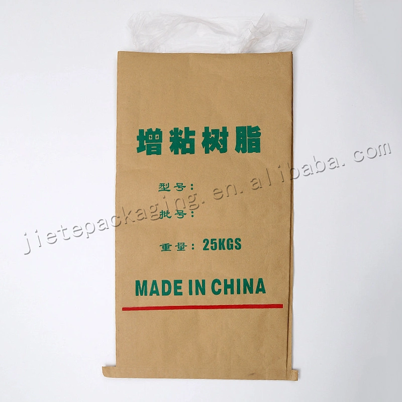25kg kraft paper plastic compound cement bag for bitumen,mortar,gypsum, lime