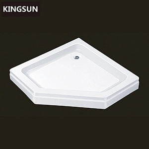 K-5506 Sanitary Ware 900*900mm White Custom Tray Bath Tray Diamond Acrylic Shower Tray