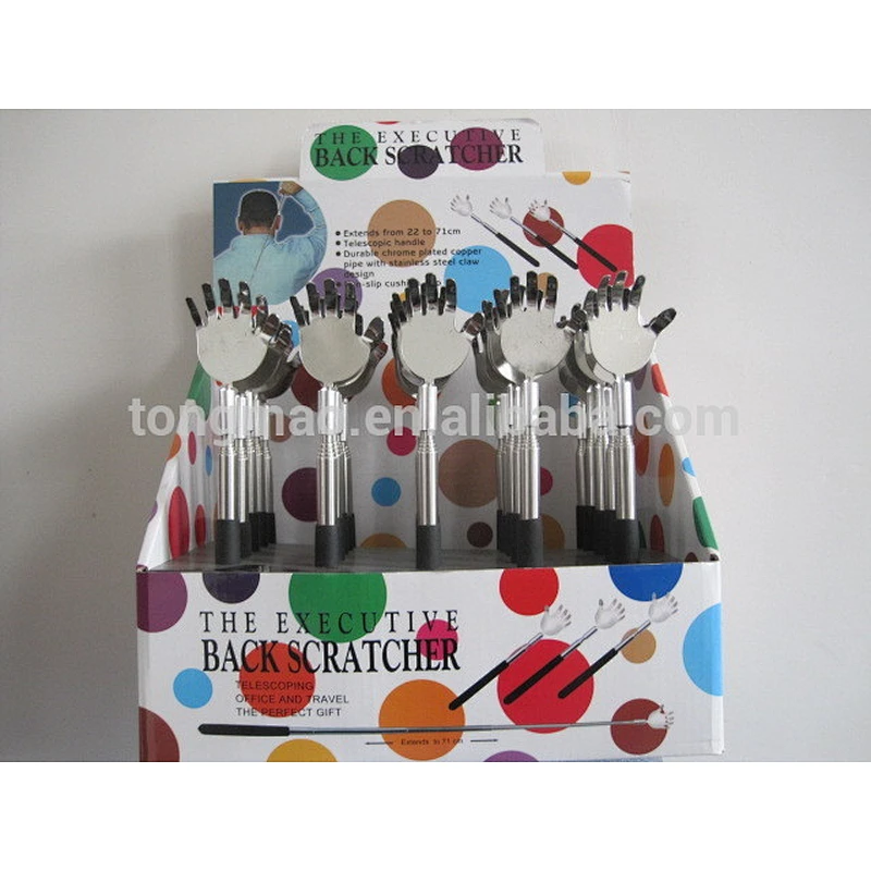 Retractable backscratcher for selling