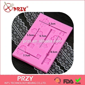 2015 newest gum paste key series silicone fondant mold