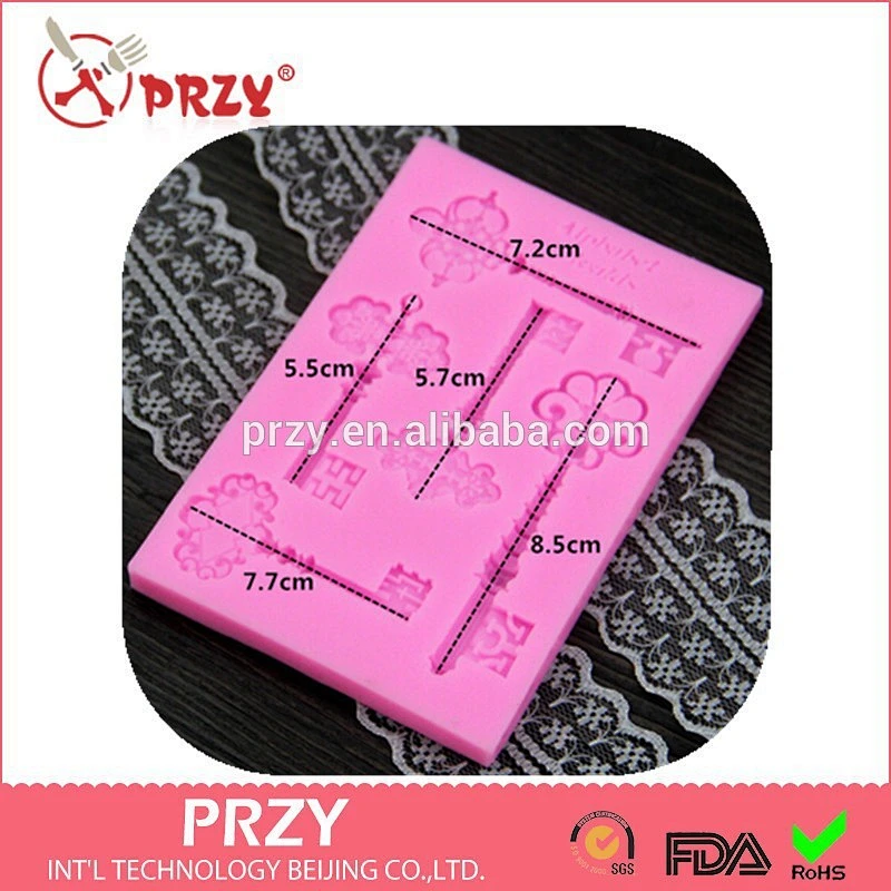 2015 newest gum paste key series silicone fondant mold