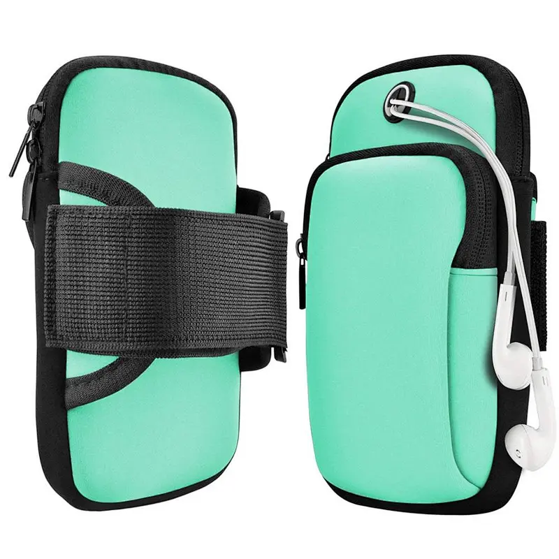 Sports Armband,Multifunctional Pockets Exercise Workout Running Waterproof Arm Bag