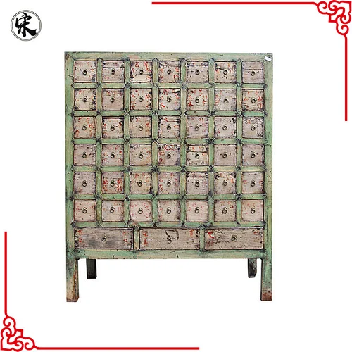 antique chinese handmade medicine cabinet, furniture for stores use
