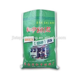 25kg 20kg putty powder, cement, glue white color pp woven bag