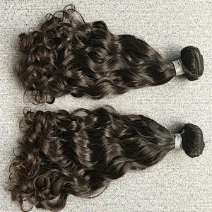 The best seller all over the world 16 inch deep wave cuticle aligned malaysian hair bundles with closure