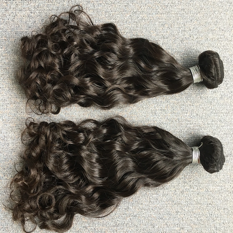 The best seller all over the world 16 inch deep wave cuticle aligned malaysian hair bundles with closure