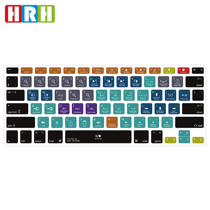 Ali baba Fashion Custom TPU  Keyboard Cover Manufacturer For Macbook Air Keyboard Skin