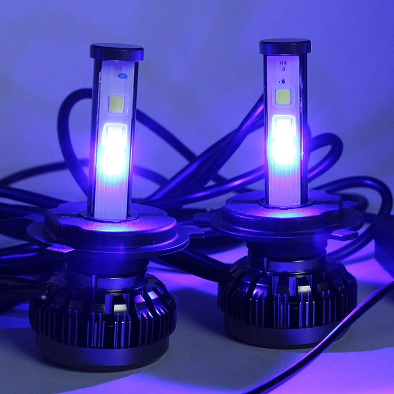 LIGHTECH H4 Headlight RGB Color Fog Light 9005 9006 H8 H11 For Headlight