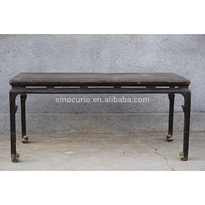 Chinese antique table dinning table set 6 chairs wholesale furniture china
