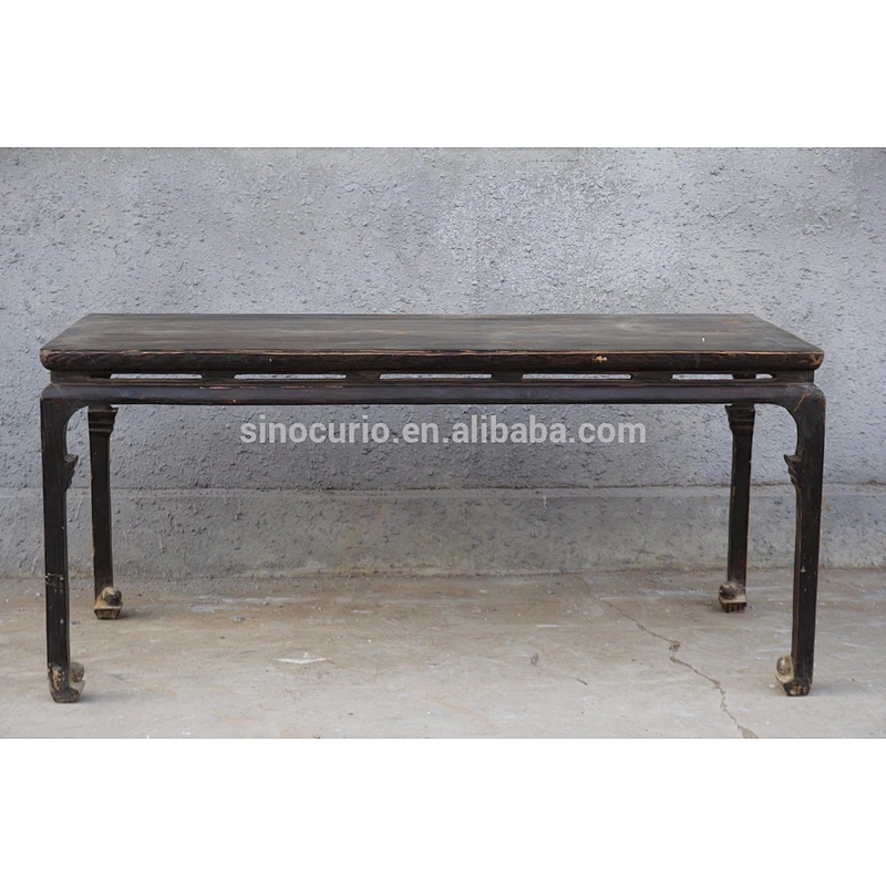 Chinese antique table dinning table set 6 chairs wholesale furniture china