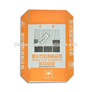 block bottom kraft paper valve cement, putty, tile adhesive bag 25kg 40kg 50kg