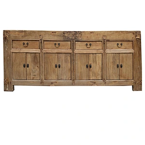 Antique wholesale rustic reclaimed wood furniture wooden sideboard