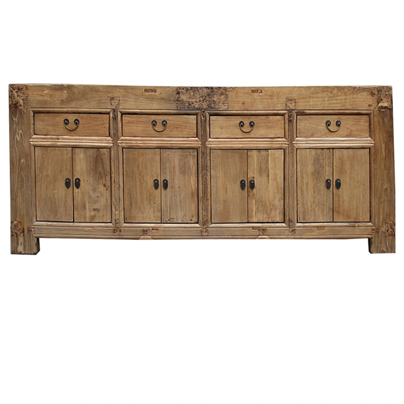Antique wholesale rustic reclaimed wood furniture wooden sideboard