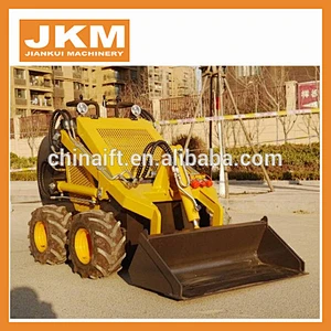 China high performacne track type mini skid steer loader with mini trencher for sale
