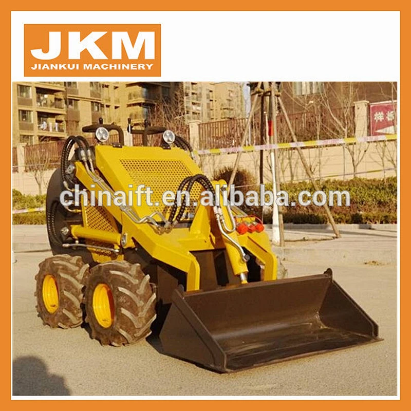 China high performacne track type mini skid steer loader with mini trencher for sale
