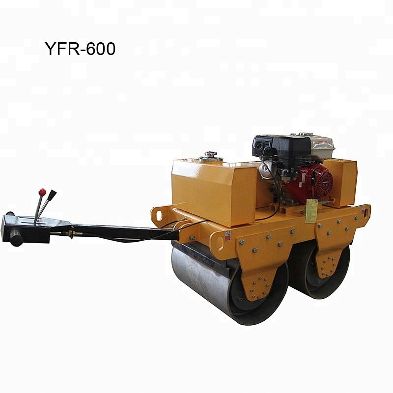 High quality mini double road roller vibratory roller for sidewalk