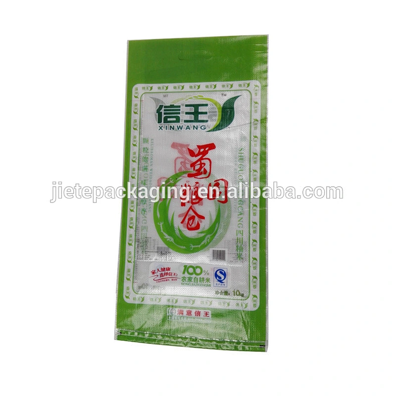 2018 China Hot Sale pp woven rice grain bag size 10kg