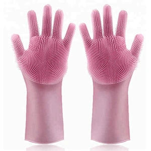 New products silicone scrubbing gloves for dish