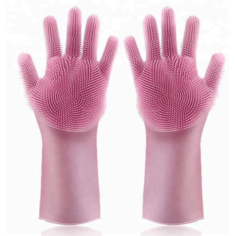 New products silicone scrubbing gloves for dish
