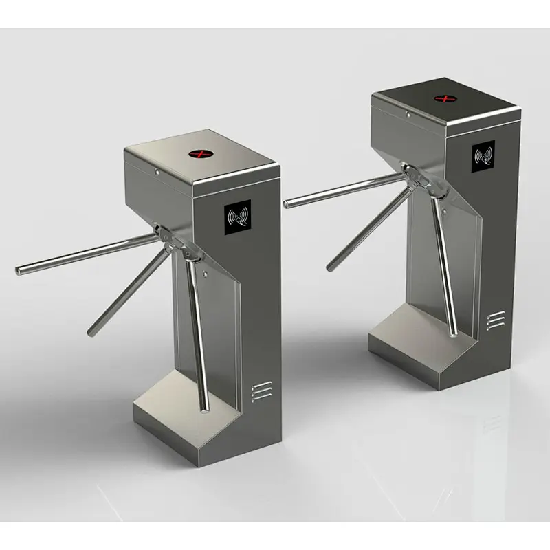 Intelligent Access Door Manual Operate Waist High Tripod Turnstile