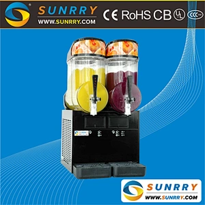 Commercial two tanks slush ice making machine for sale (SY-SLM20 SUNRRY)
