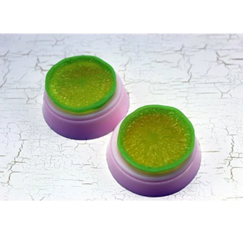 2D Lemon silicone soap mold Handmade Candle Candy Polymer clay Resin silica molds