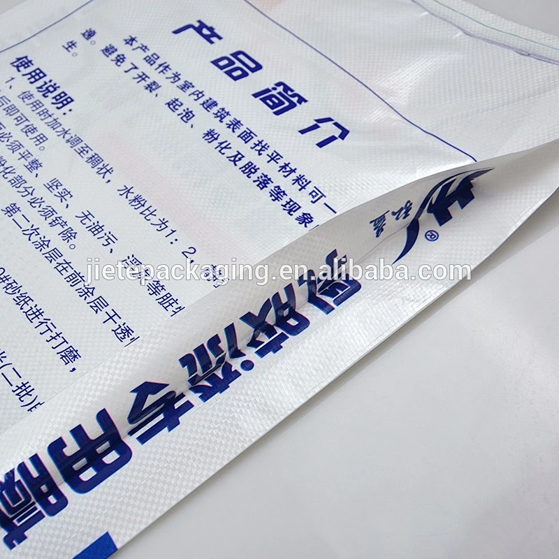20kg cement, putty pp woven bag with valve port