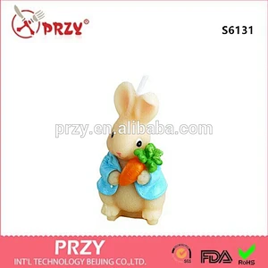 Rabbit with Carrot Silicone candle mold handmade molds for soap