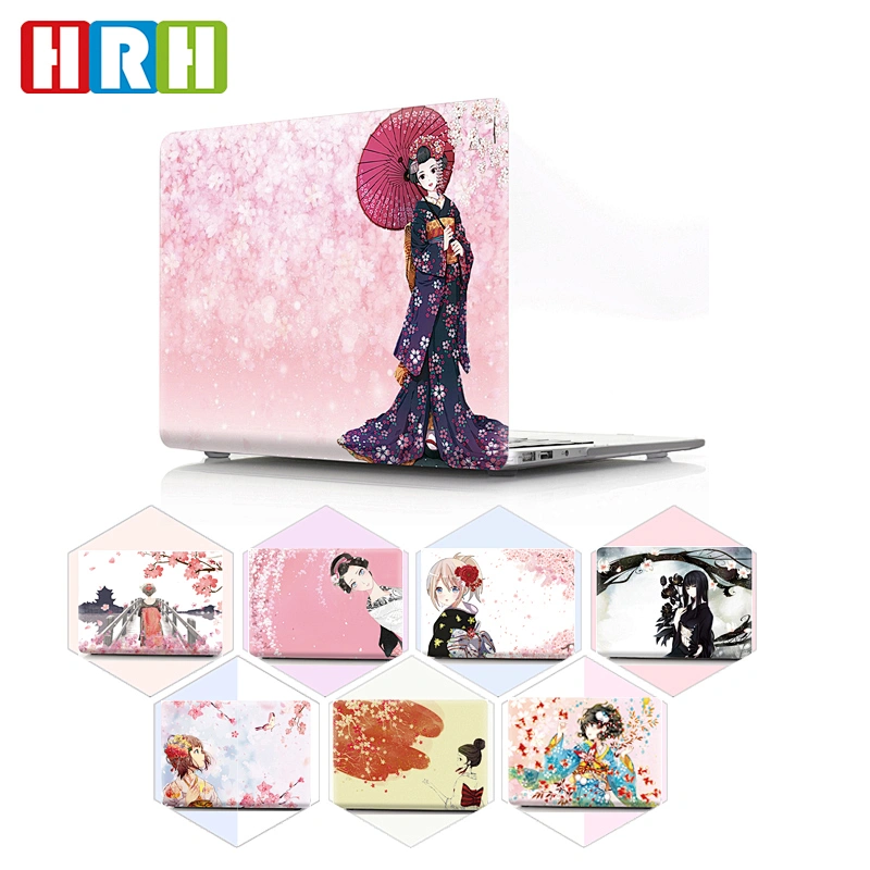 Cheap for macbook case custom print case Japanese Style Kimono matte hard case for macbook a1304