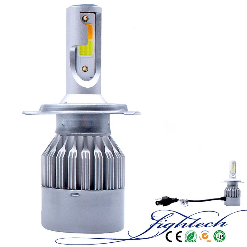 Dual color 3000k 6000k led headlight for car
