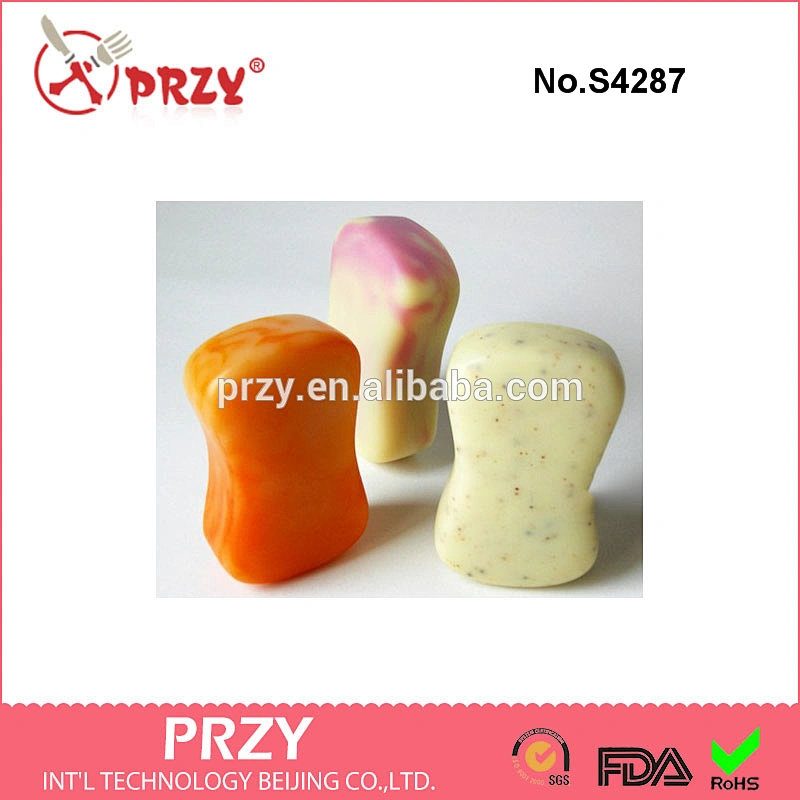 S4287 Hourglass Shape / 5 in 1 / Silicone Soap Mold Silicone Mold For Soap Loaf Custom Soap Moulds