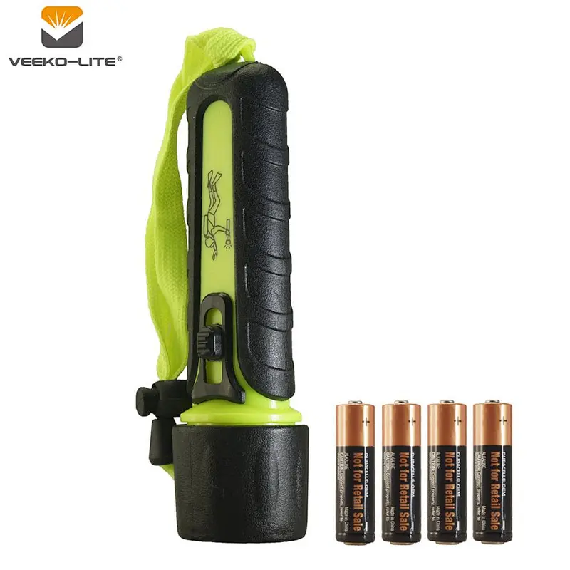 30 METERS PROFESSIONAL DIVING PLASTIC LED FLASHLIGHT TORCH AA BATTERY 2018 HOT SELLING 120 LUMENS