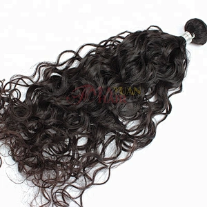 Popular deep wave hair weave natural black hair weaving bundles human Peruvian hair extension