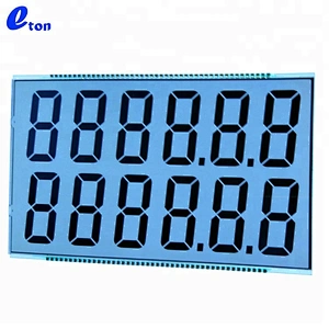 fuel dispenser 12 digits 7segment HTN lcd display