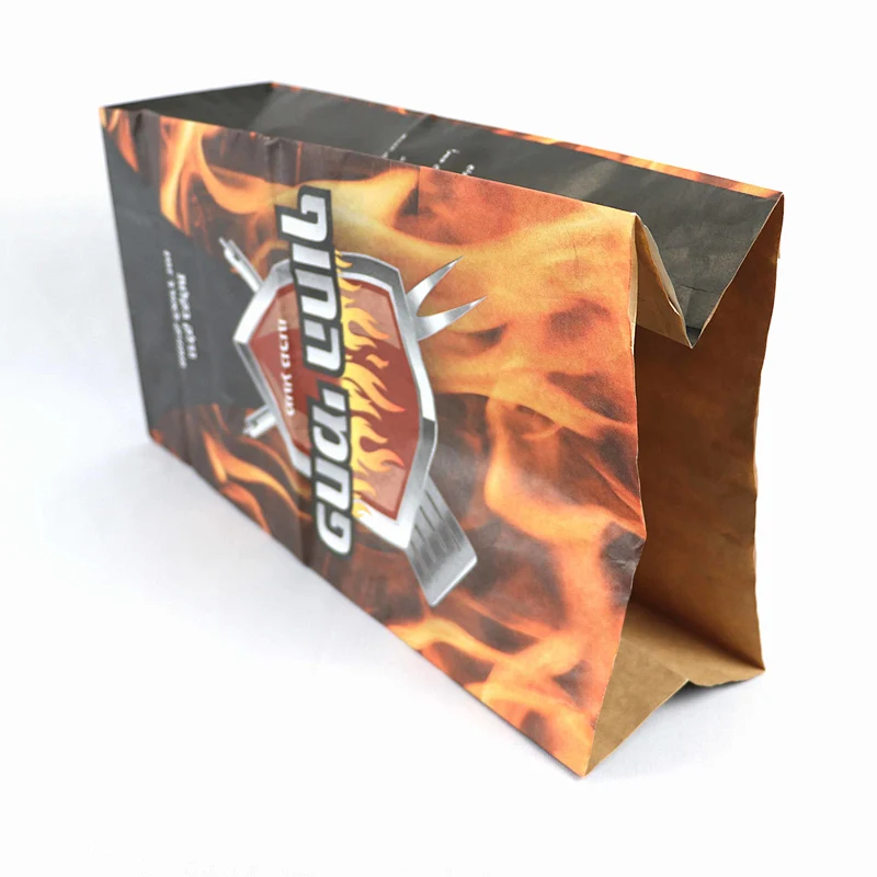kraft paper charcoal bag