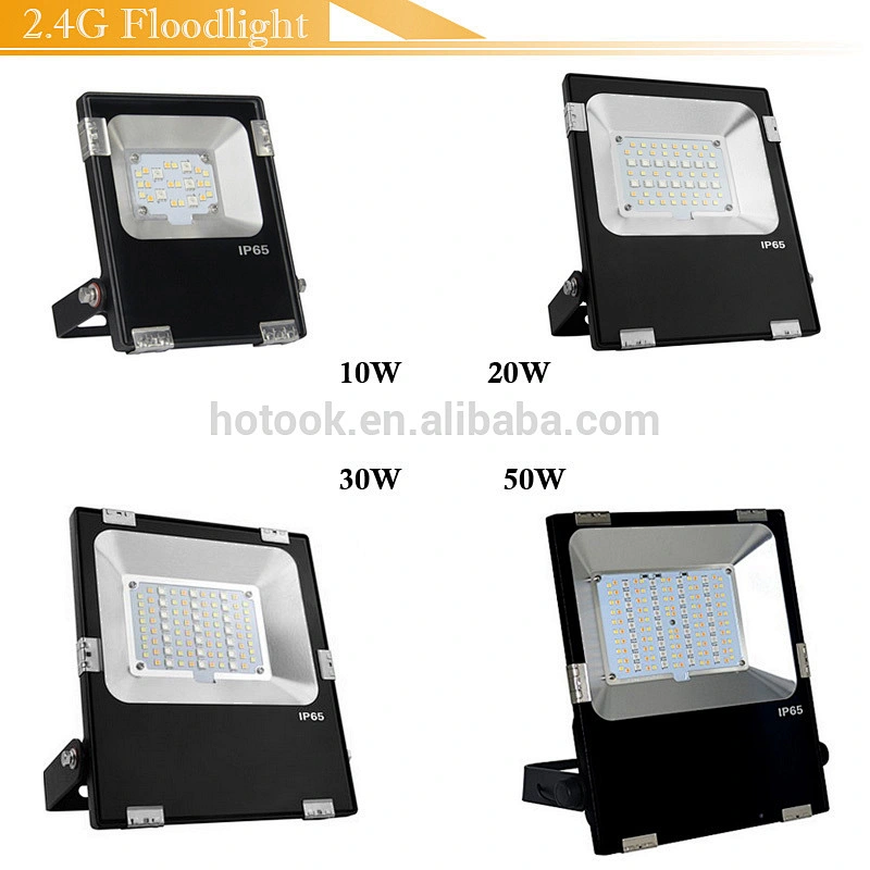 Wireless Wifi Phone APP Control Smart 20W RGB+CCT Color Changing LED Floodlight