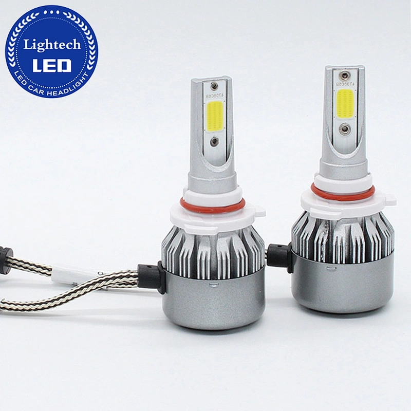 C6 40W COB LedHB3 Headlights 9005 for 12V Vehicles
