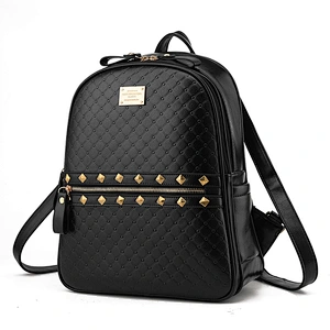 2019 New Product Fashion Trend Women Leather Backpack Bags