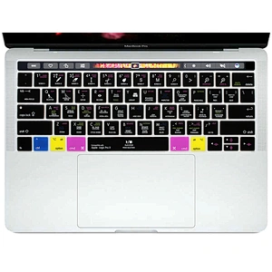 shenzhen Wholesale logic pro x hotkeys keyboard cover silicone keyboard Protective Film for macbook touch bar cover a1707a1706