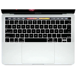 Laptop Semi Colors laptop swedish keyboard Skin Protector keyboard cover For Macbook Pro 13 15 Touch Bar