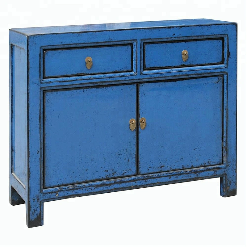 chinese antique distressed furniture oriental lacquered buffet
