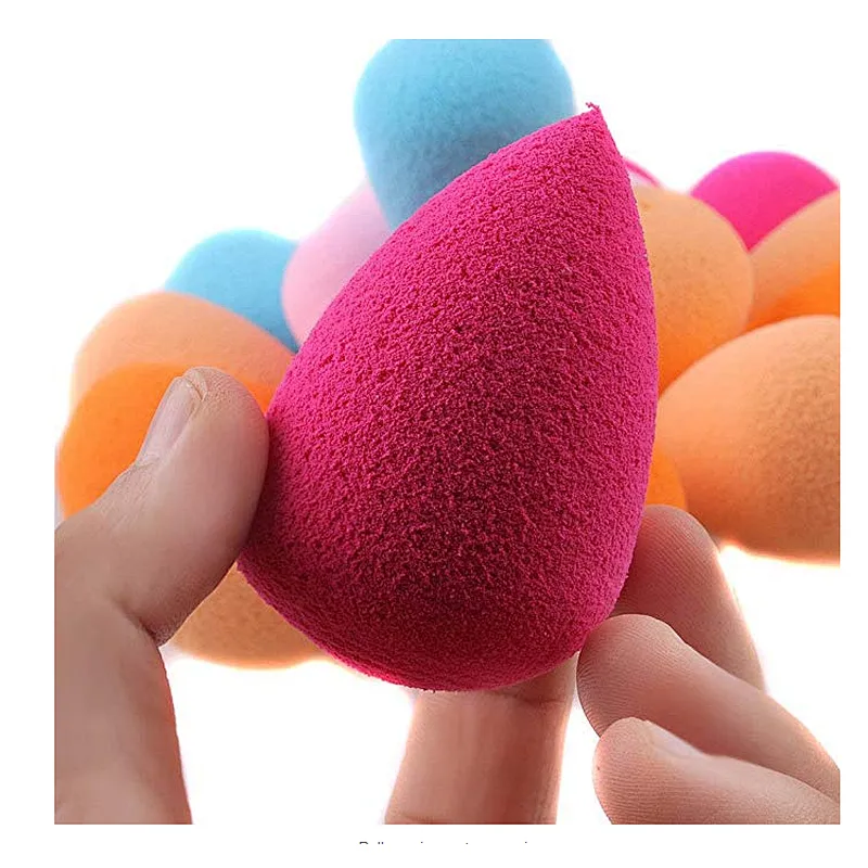 6PCS Water Droplets Shape Sponge Smooth Pro Beauty Makeup Powder Puff