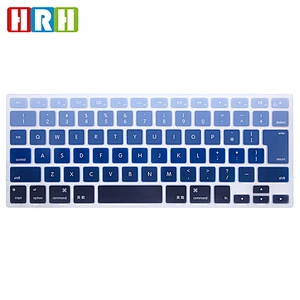 Rainbow custom silicone keyboard cover Keyboard Protective Film laptop skin For macbook Pro 13 English Keyboard Skin
