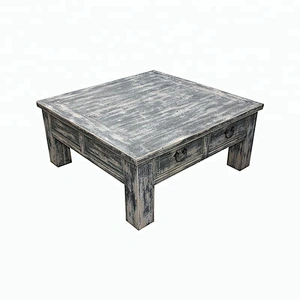 wholesale chinese oriental distressed shabby chic wood coffee table furniture