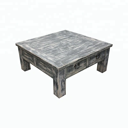 wholesale chinese oriental distressed shabby chic wood coffee table furniture