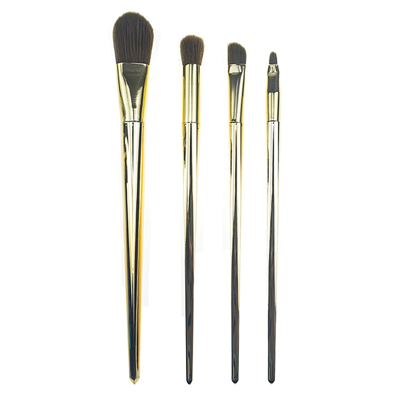 4pcs cosmetic makeup brush set hot higher quality foundation brush costom makeup brushes