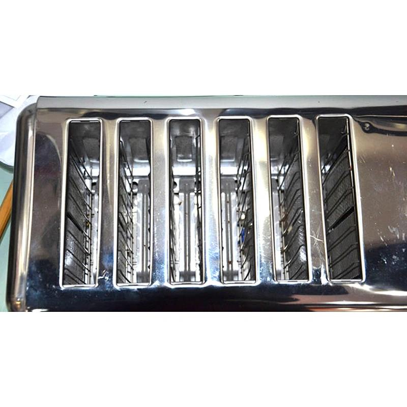 Hot sale commercial electric stainless steel 6 slice toaster machine