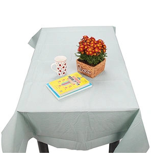 Accept Custom Restaurant plain green Tablecloths And Napkins Wedding Table Cloth